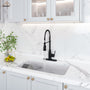 LED Temperature Control Kitchen Faucet with 360° Swivel and Magnetic Pull-Out Head