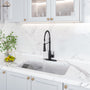 Touchless Kitchen Faucet with Digital Temperature Display