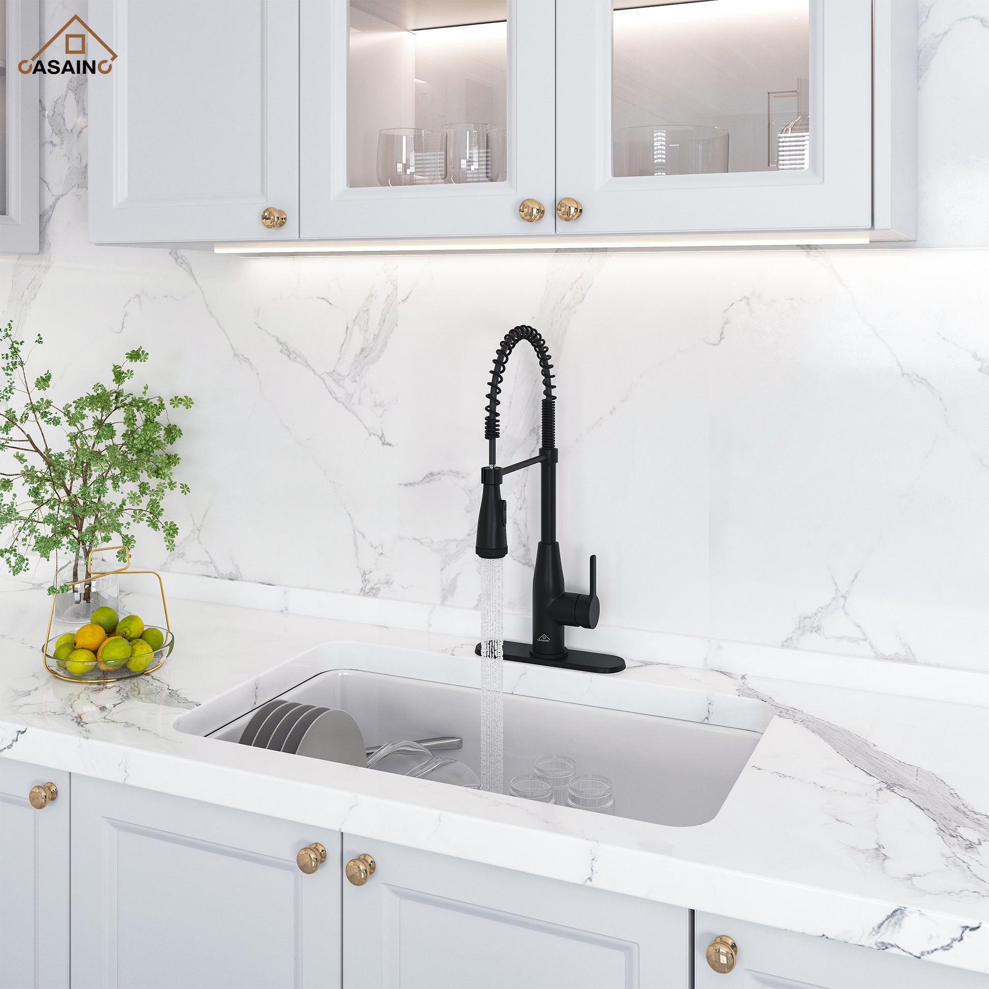 Touchless Kitchen Faucet with Automatically Turn Off