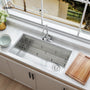 36 inch Workstation Undermount kitchen Sink Stainless Steel Sink 18 Gauge Single Bowl Kitchen Sinks Set