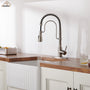 Single Handle Commercial Style Pull-Down Kitchen Faucet