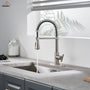 Pull-Down Sprayer Single Handle Kitchen Faucet 360° Swivel, Three Functions for Effortless Cooking and Cleaning
