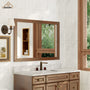 30"/36"/48"/60" Solid Wood Frame Mirror Only with Cherry (Vertical)