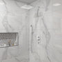 10" Square Brass Shower System with Handheld Shower and Pressure Balance Valve