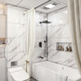10" Three Function Pressure Balance Shower System with Valve Included