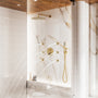 12" Round Rainfall Shower System with 6 Adjustable Body Jets