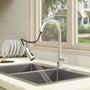 Touchless Single Handle Pull-Down Kitchen Faucet with Infrared Sensing Retractable Hose