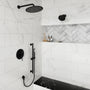 10-inch 3-Function Dual Shower Head System with 6 Position Settings & Slide Bar
