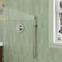 Round Brass Handheld Shower Holder Fixed Wall Mount Bracket