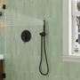 Wall Mount Round Handheld Shower Holder with Adjustable Angle