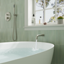 Round Brass Tub Spout with 360° Rotatable Outlet Tub Filler