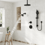 8-inch 3-Function Dual Shower Head System with 6 Spray Modes and Slide Bar