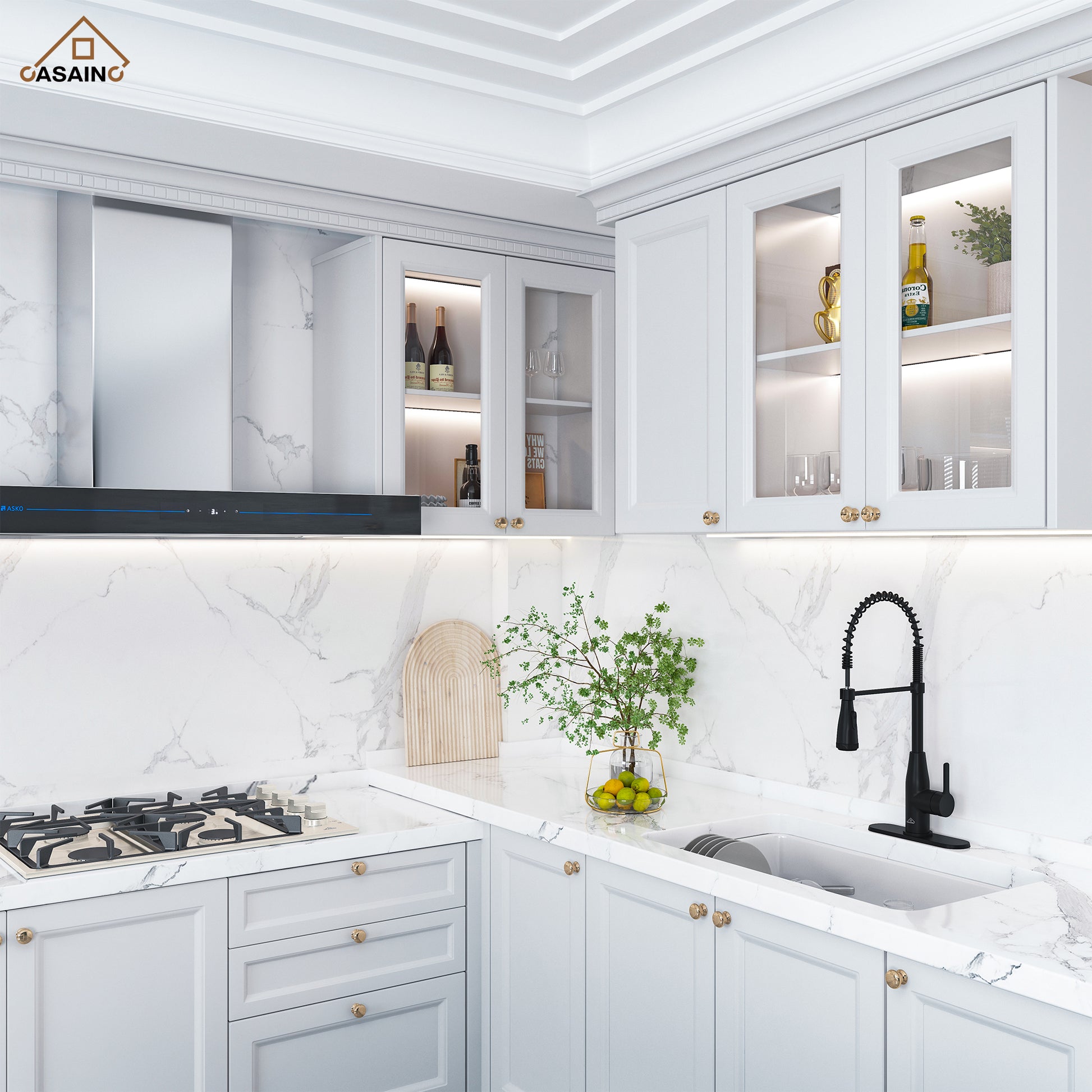 Touchless Kitchen Faucet with Automatically Turn Off