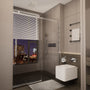 60"x76" Frameless Shower Door with Cushioned Single Slide, SGCC-Certified Tempered Shower Glass Door in Matte Black/Chrome/Brushed Nickel/Brushed Gold