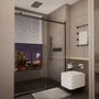 60"x76" Frameless Shower Door with Cushioned Single Slide, SGCC-Certified Tempered Shower Glass Door in Matte Black/Chrome/Brushed Nickel/Brushed Gold