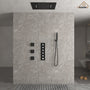 Multifunctional concealed large overhead spray luxury shower