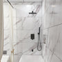 10" Three Function Pressure Balance Shower System with Valve Included