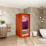1-Person Infrared Sauna with Bluetooth Speakers and LED Reading Lights