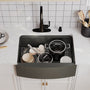 Farmhouse Stainless Steel 30/33/36 inch Single Bowl Kitchen Sink in Nano PVD Gunmetal Black