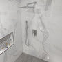 10" Square Brass Shower System with Handheld Shower and Pressure Balance Valve