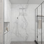 10" Square Brass Shower System with Handheld Shower and Pressure Balance Valve