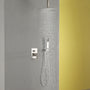 10" Ceiling-Mount Rain Shower System with Handheld Shower in Brushed Nickel
