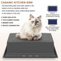33inch 3-Hole Single Bowl Stainless Steel Drop-in Workstation Kitchen Sink with Accessories