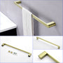 Casainc 4 - Piece Modern Bathroom Hardware Set (Brushed Gold)-CASAINC