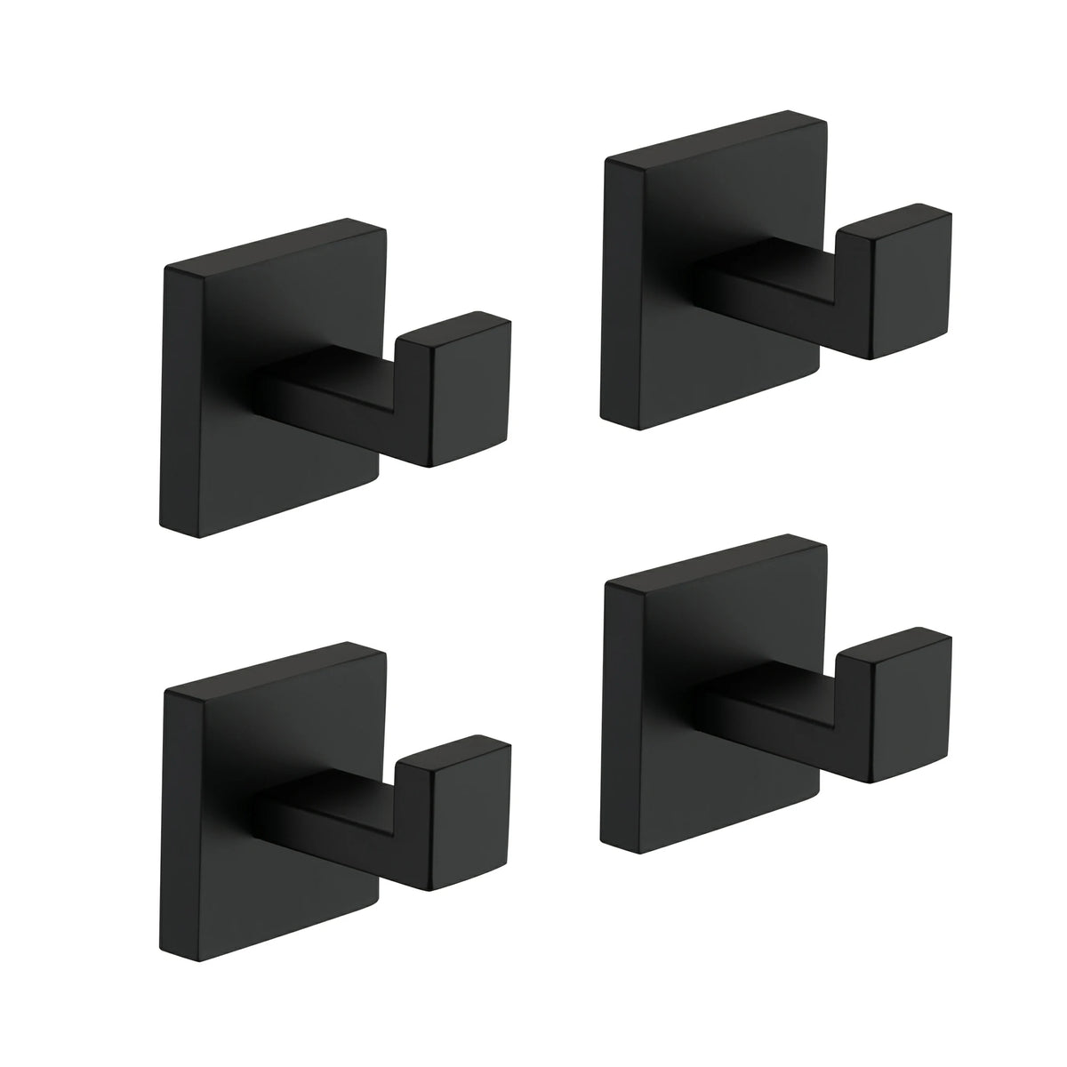 Wall-Mounted Stainless Steel Towel & Coat Hooks for Bathroom Bedroom & Kitchen