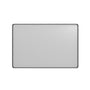 Wall-Mounted Vanity Mirror with Matte Black Metal Frame