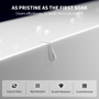 59" Luxury Handcrafted Freestanding Solid Surface Soaking Bathtub in Glossy White