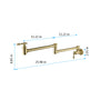 Pot Filler Faucet Wall Mount-CASAINC