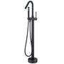Freestanding Single-Handle Bathtub Faucet with Hand Shower-CASAINC shower faucets bathtub handle style lever
