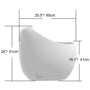 Egg Shape 1-Piece Toilet in Glossy White with 1.28 GPF Single Flush