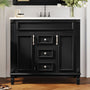 36'' Single Sink Freestanding Bathroom Vanity with 2 Soft Closing Doors and 2 Drawers