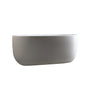 47" Freestanding Stone Resin Soaking Bathtub with Heat Retention