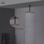 7.87"/11.81" Ceiling-Mounted Round Shower Arm with Flange Cover
