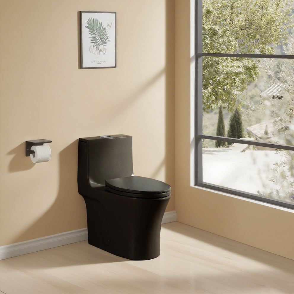 1.1/1.60 GPF Elongated Dual-Flush Floor Mounted One Piece Toilet