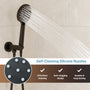 3-Spray Modes ABS Hand Shower High Pressure Handheld Showerhead