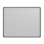 Wall-Mounted Vanity Mirror with Matte Black Metal Frame