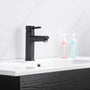 Casainc Matte Black 1-Handle Commercial Freestanding Sink Faucet