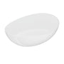 63" Unique Shaped Solid Surface Freestanding Bathtub with Warm-Touch Insulation