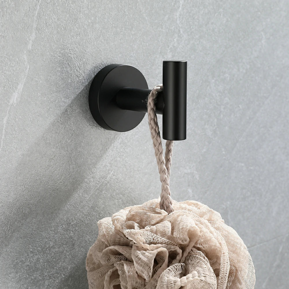 5 Piece Bathroom Towel Rack Set Wall Mount