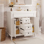 36'' Single Sink Freestanding Bathroom Vanity with 2 Soft Closing Doors and 2 Drawers