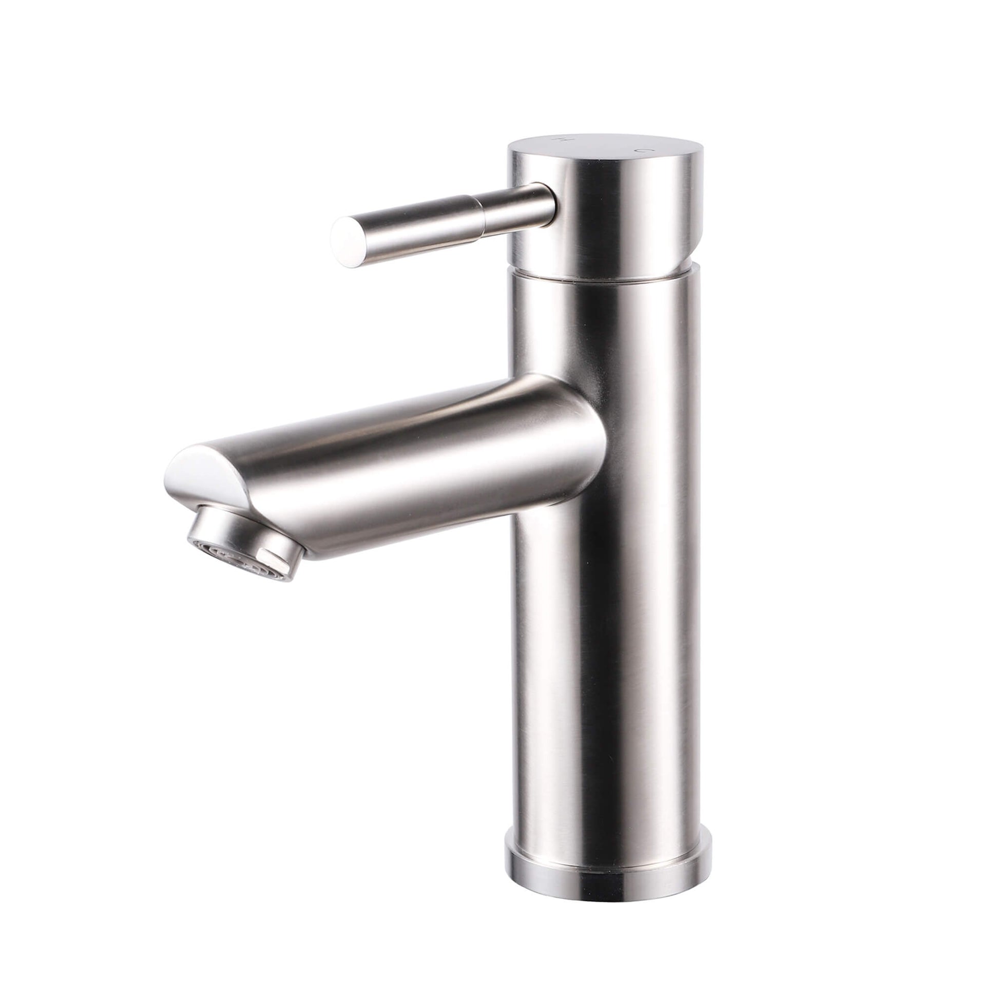 Casainc Brushed Nickel 1-Handle Commercial Freestanding Sink Faucet