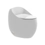 Egg Shape 1-Piece Toilet in Glossy White with 1.28 GPF Single Flush
