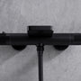 Casainc Bathtub Faucet Set with 1.5 GPM Handheld Shower and Adjustable Slide Bar (Matte Black)-CASAINC