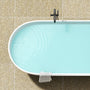 59"/63"/69" Modern Stone Resin Freestanding Soaking Tub with Spa-Level Comfort