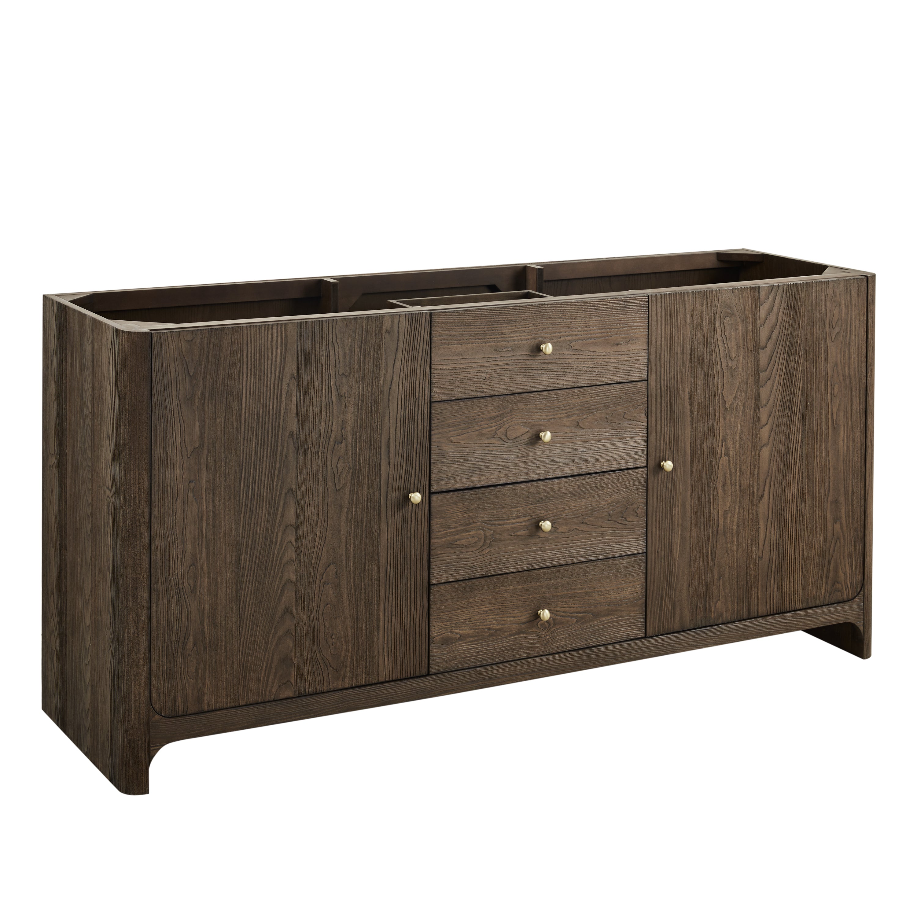 James Martin Gracyn 72" Double Bathroom Vanity, Sable