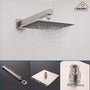 9" Wall Mount Rain Shower Head System Single Faucet (Valve Included)